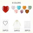 thumbnail image 2 of 24 Pcs Valentine's Day Gifts "Pocket Hug" Crystal Gem Heart Ornaments Clear Resin Gift Box Cards Romantic Valentine's Day Decor, 2 of 7