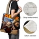 thumbnail image 3 of The Lion Kid 2 Bolso de tela con estampado de lienzo para mujer, bolsa de compras reutilizable y estética, con cremallera interior, regalo para mujer,38*45cm., 3 of 6
