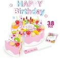 thumbnail image 2 of SPOORYYO Birthday Cake Play Set for Pretend Cooking, Music Sounds and Decorations, Fun Role Play Toy for Imaginative Play, 2 of 6