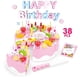 thumbnail image 1 of Juguetes Para Niño Pastel de cumpleaños con casita de juegos para niños de 1 a 6 años, juguetes para niños y niñas, pastel con música y sonido, juego de 38 Juguetes Para Bebe 1 Año, 1 of 6