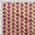 thumbnail image 3 of oneOone Cotton Poplin Fabric Stripe|Diamond & Triangle Geometric Printed Fabric 1 Yard 56 Inch Wide, 3 of 4