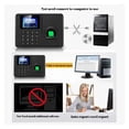 thumbnail image 3 of Time Clock,Attendence Machine Fingerprint Attendance Biometric Machine System Employee Keypad Electric Time Clock Recorder USB Data Manage, 3 of 5