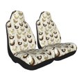 thumbnail image 2 of Yiaed Chicken Cartoon Print Car Seat Covers,Universal Auto Seats Protector Fits for Car,SUV Sedan,Truck,Automotive Seat Covers & Accessories-2 PCS, 2 of 9