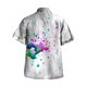 thumbnail image 3 of Camisas De CompresióN Para Hombre Hombres Casual Manga corta Primavera Verano Turndown Neck 3D Impreso Camisas Moda Top Blusa Camisas (White, S), 3 of 5