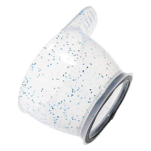 Raindrops Professional Plastic Hair Dye Bowl Blue Easy to Use for Consistent Color Mixing
