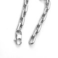 thumbnail image 1 of Collar cubano hecho a mano de acero de titanio para hombre, cadena cuadrada, cadena de acero inoxidable atrevida, collar de metal, collar de joyería, 1 of 6