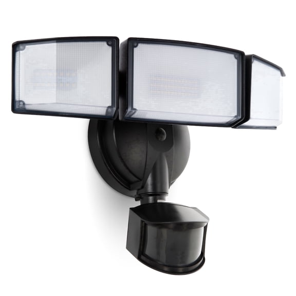 UME Flood Lights Outdoor Motion Sensor, 4500LM Waterproof LED Security Lights, Dusk to Dawn, Black