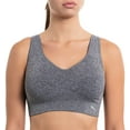 thumbnail image 4 of Puma Women's Sports Bra 2 Pack Seamless Removable Cups Size: XL, Color: Black/Grey, 4 of 10
