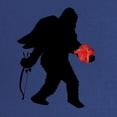 thumbnail image 2 of CafePress - Valentine Sasquatch Maternity T Shirt - Maternity Dark T-Shirt, 2 of 3