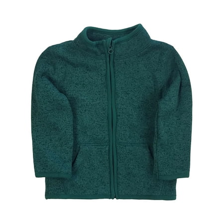 

Infant & Toddler Boys Hunter Green Full Zipper Sweatshirt Sweater 18 Months