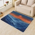 thumbnail image 2 of Sunset Rugs for Bedroom - 4x5 Rug - Sunset Rug - Misty Mountain Nature Area Rug - Natural Landscape Rugs - Sunrise Carpet, 2 of 7