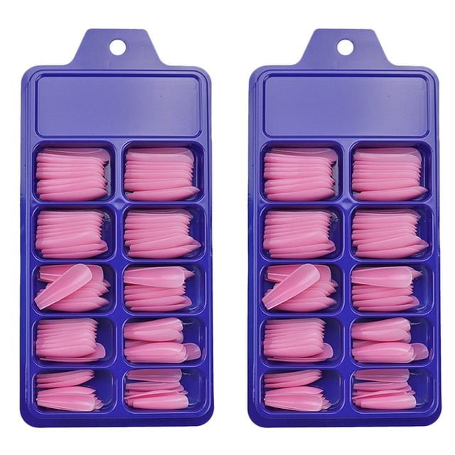 MasteelfCA 200pcs Press on Nails False Nails Artificial Nail Tips Ballerina Fake Nails