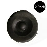 RAParts (2) New Black Rubber Grease Plug Hub Dust Caps Fits AL-KO Trailer Camper RV Axle
