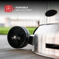 thumbnail image 3 of Nexgrill Sundara 92" Stainless Steel Outdoor Patio Heater, 48,000 BTUs, 2 Wheel Transport, Electronic Ignition, Easy Tank Access, Control Knob, Propane Heater for Porch, Garden, Backyard - 920-01001, 3 of 7