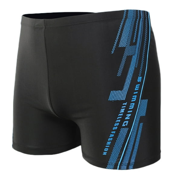 guisaled Mens Swim Jammers Athletic Training Endurance Swimming Swimsuit Jammer Racing Competition Square Leg Swim Trunks