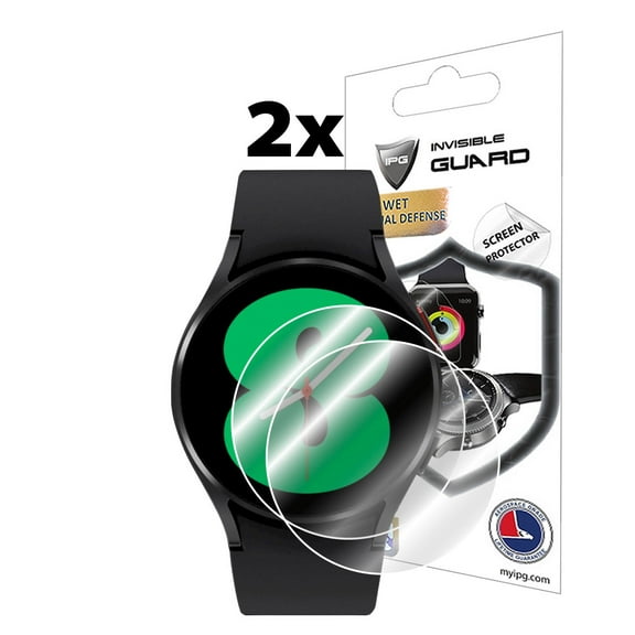 IPG for Samsung Galaxy Watch 4 40mm Smart Watch Screen Protector (2 Units) Invisible Ultra HD Clear Film Anti Scratch Guard-Smooth/Self-Healing/Bubble -Free for 4 40mm