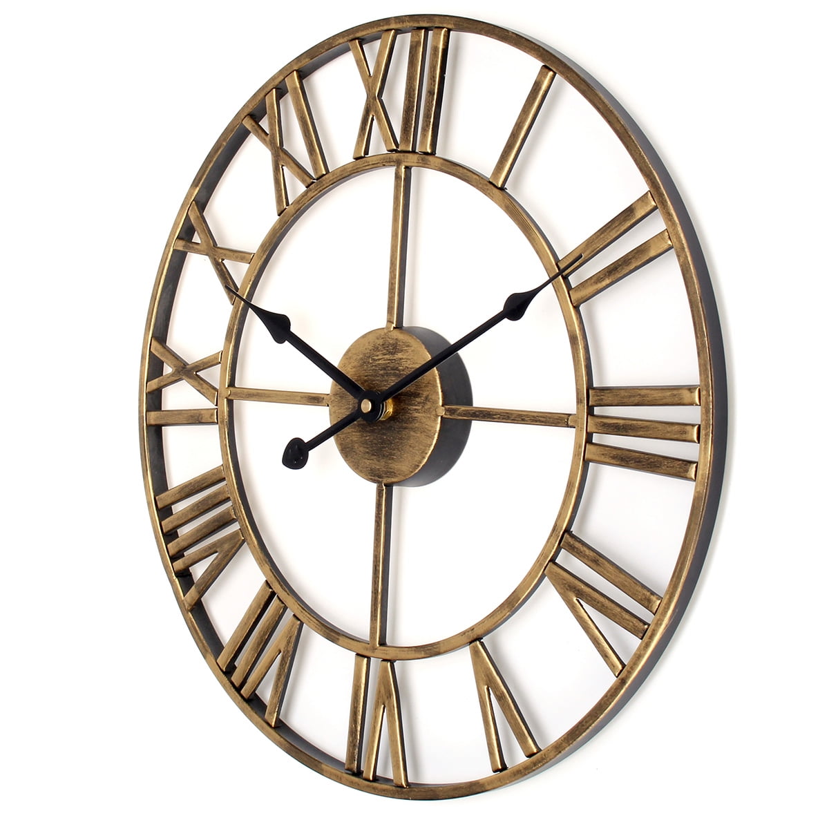 3d Vintage Retro 16 Inch Not Ticking Dia Large Iron Metal Indoor Wall Clock With Roman Numerals Round Walmart Canada 3d Vintage Retro 16 Inch Not Ticking Dia Large Iron Metal Indoor Wall Clock With Roman Numerals Round Walmart Canada