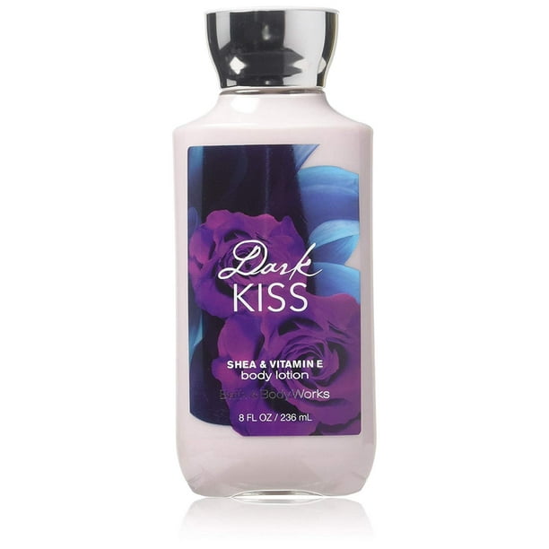 bath & body works, signature collection body lotion, dark kiss, 8 ounce