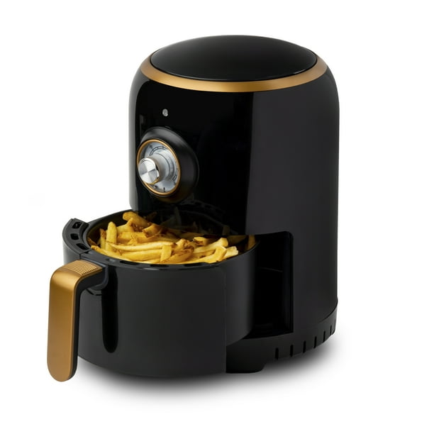 Aria 2Qt TeflonFree Ceramic Retro Air Fryer with Recipe Cookbook