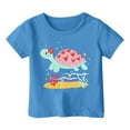thumbnail image 3 of WOYY Big Girls Cute Graphic Tee Cartoon Print Short Sleeve T-Shirt, Sizes 1-13, 3 of 3