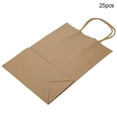 thumbnail image 2 of QIILU Kraft Paper With Handle, Kraft Paper for Wedding,25 PCS Gift Bag Kraft Paper for Wedding Candy Favor Bag With Handle, 2 of 8