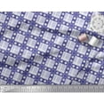 thumbnail image 2 of Soimoi Cotton Voile Fabric Floral & Plaid Check Print Fabric by The Yard 42 Inch Wide, 2 of 3