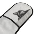thumbnail image 4 of Yayeee Double Oven Mitt Kitchen Heat Resistant Baking 35" x7" Quilted Glove, Black Cute Cat, 4 of 6