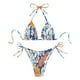 thumbnail image 1 of Conjunto de ropa de playa Bikini con correas elegantes bloque de color cómodo traje de baño dividido para mujer OAVQHLG3B Store lin121212, 1 of 4