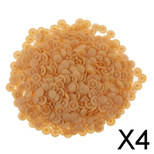Tornillos Autorroscantes Soledad 500pcs Cubierta Decorativa Tuercas de Plástico 4 piezas