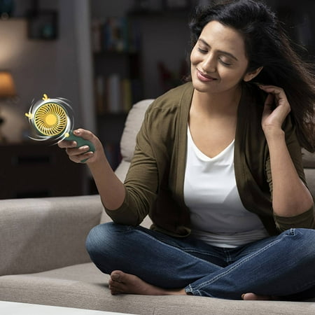 

Desk Fan Hand Held Fan Portable Mini Fan Small Electric Fan Handheld Portable Rechargeable Mini Student Handheld Dormitory Class for Travel Office Room Household