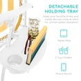 thumbnail image 6 of Best Choice Products Set of 2 Zero Gravity Lounge Chair Recliners for Patio, Pool w/ Cup Holder Tray - Marigold Striped, 6 of 9
