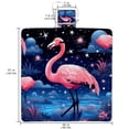 thumbnail image 2 of Flamingo Canvas Outdoor Picnic Mat - Waterproof and Durable Blanket for Camping, Hiking, Beach - Large Size, Portable and Easy to Clean - Ideal for Outdoor Activities and Travel, 2 of 6