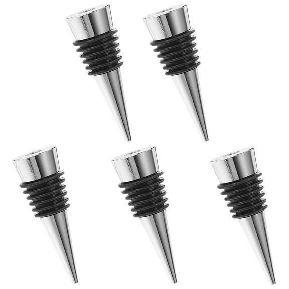 5Pcs DIY Wine Stopper Inserts Reusable Decorative Bottle Stopper Set