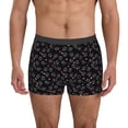 thumbnail image 2 of Bingfone Cool Skull Love Men's Underwear - Casual Stretch Boxer Briefs-Small, 2 of 7