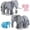 Mu 4PC, variant on 4PCS 3D Printed Elephant Animals Set, Realistic Articulated Educational Learning Fidget Cake Toppers Birthday Gift Party Favors for Toddlers