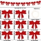 thumbnail image 3 of Lazos para decorar bodas y San Valentín | Paquete de 2 banderines de fieltro morado, rosa y rojo para pared, árbol y regalos, 3 of 7