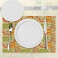 thumbnail image 3 of Ambesonne Rowan Place Mats Set of 4, Warm Colors Autumn Season, Standard Size, Multicolor, 3 of 6