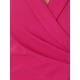thumbnail image 5 of INSPIRAR CHIC Blusa Asimétrica Sin Mangas con Solapa en V para Mujeres XL Rosa Fucsia, 5 of 6