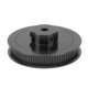 thumbnail image 4 of Rueda De Polea Síncrona Rueda Síncrona 80T 5mm GT2 Polea De Correa Dentada Aleación De Acero para Impresora 3D Torno CNC Fresadora(Negro), 4 of 8
