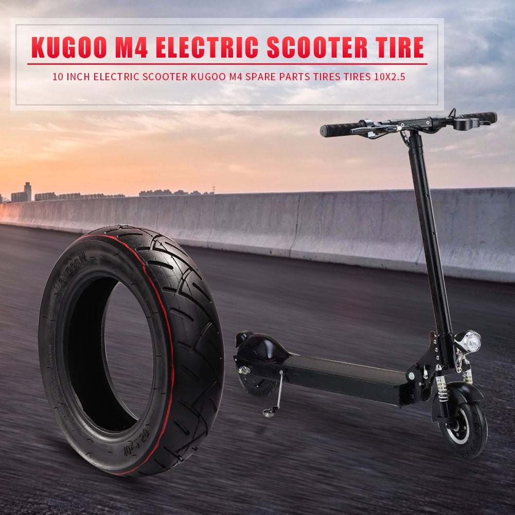 10x2.5 Electric Scooter Thickened Anti-slip Rubber Outer Tyres for Kugoo M4 