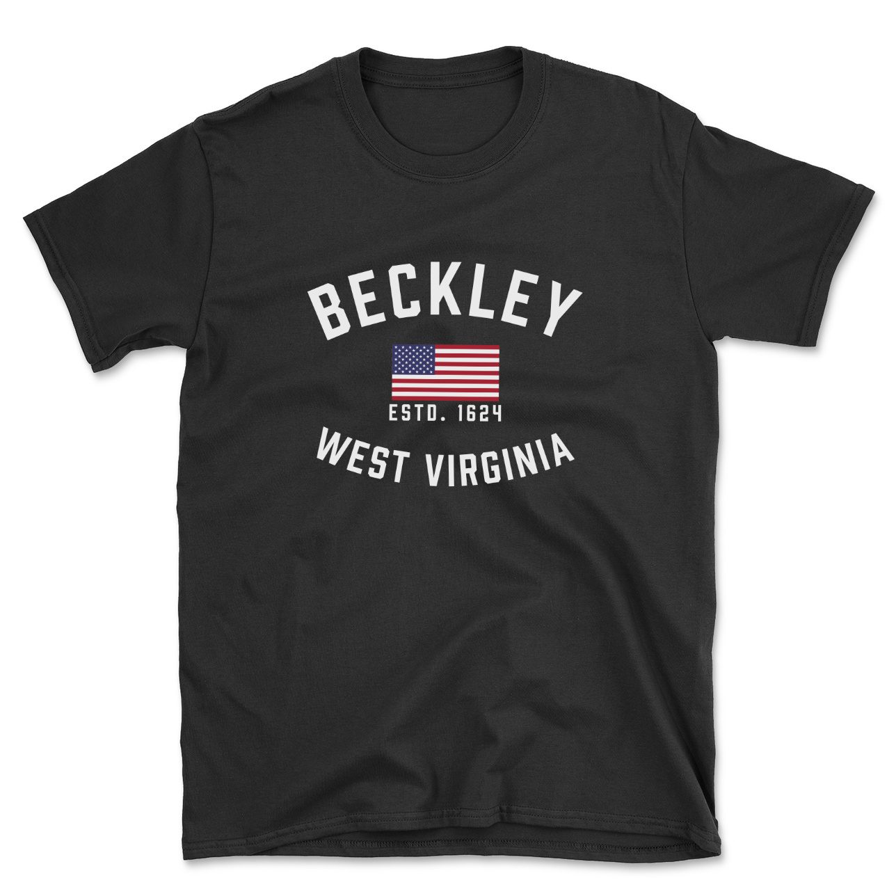 Beckley West Virginia Patriot Men's Cotton TShirt