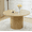 Natural, variant on Wirrytor Round Dining Room Table with Storage, Modern Round Table for 4, Kitchen table with 2-Layer Storage Shelves, Circle Dining Table,Natural