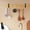 10Pack-VY188, variant on 10 Pack Leather Wall Hooks 4 Pack Black Brown Leather Strap Hangers For Towels Plants Pot Hangers Decorative Wall Hooks room decor