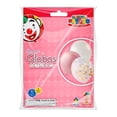 thumbnail image 1 of Blosa de globos Globos Payaso bouquet metálicos rosa con confeti 6 pzas, 1 of 1