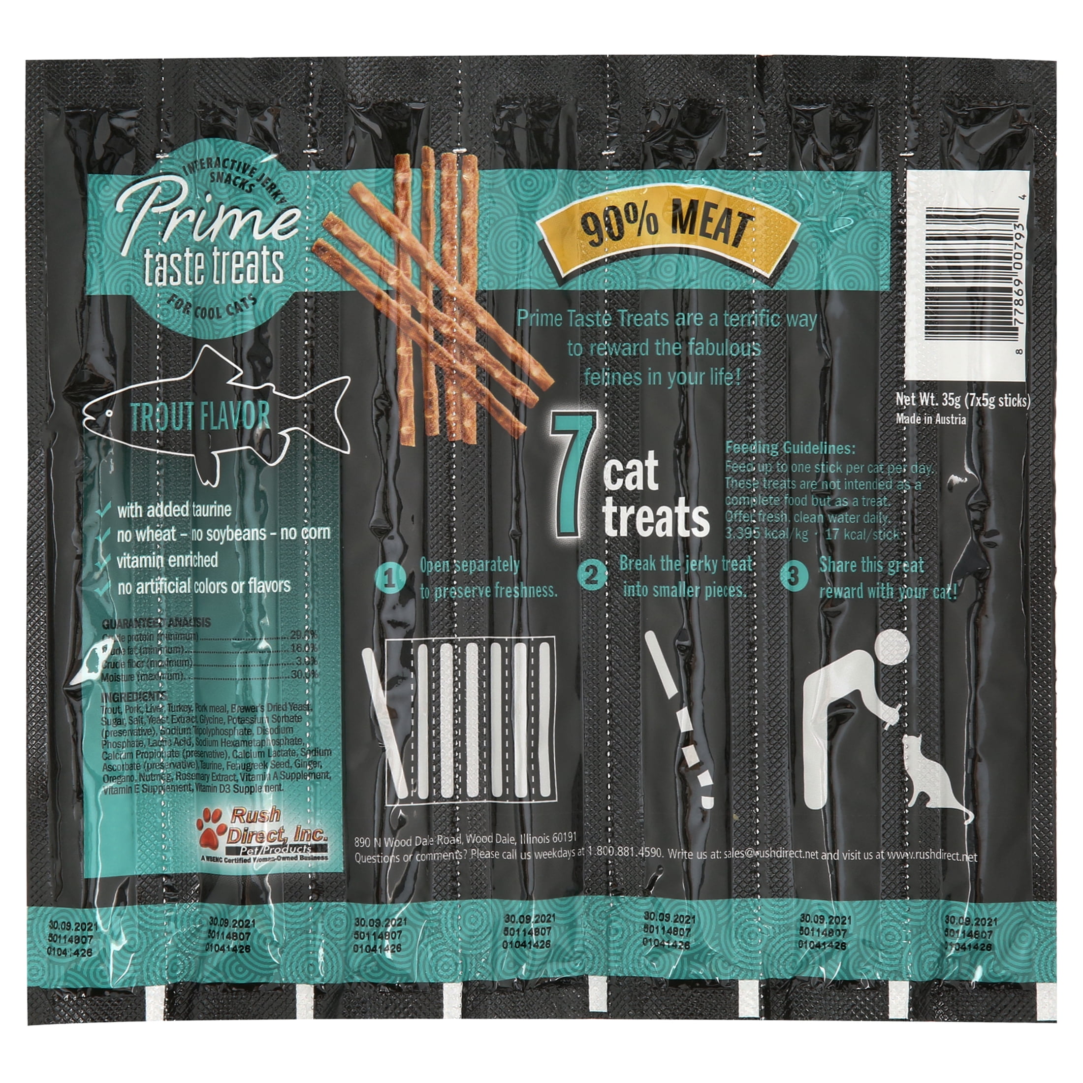 Prime Taste Treats Trout Flavor Cat Treats