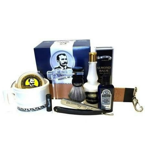 Colonel Conk Model 2315 Straight Razor Set with Super Shave Mug
