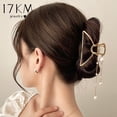 thumbnail image 2 of 17KM nuevas mujeres chapado en oro geométrico mariposa pelo garra Vintage colgante pinzas para el cabello diadema horquilla pelo cangrejo accesorios para el cabello Tan Jianjun  unisex, 2 of 2