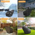 thumbnail image 2 of Snowblower Protector Waterproof Dustproof Cover, Snow Thrower Cover, for Outdoor Courtyard, 2 of 8