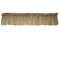 thumbnail image 3 of Solid Poplin Window Valance 58" Wide Beige, 3 of 3