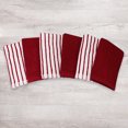 thumbnail image 5 of Hometrends Bar Mop Dish Cloth 6 pack, 100% Cotton, Red, 5 of 5